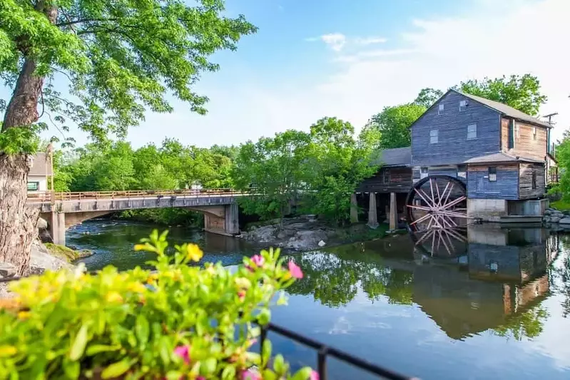 The Old Mill on the Little Pigeon River.