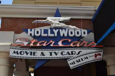 Hollywood Star Cars Museum sign
