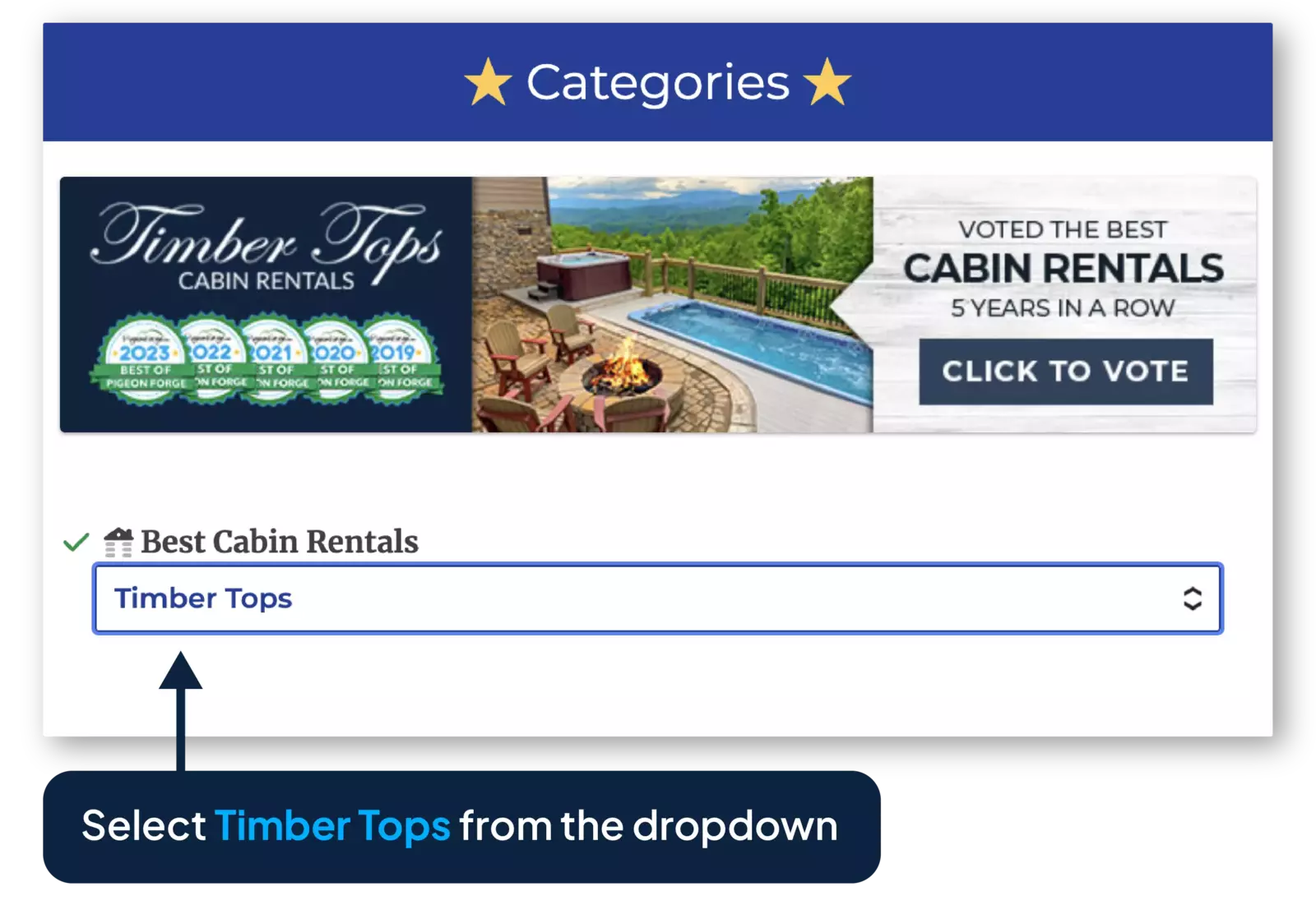 Timber Tops Cabin Rentals Best of Pigeon Forge