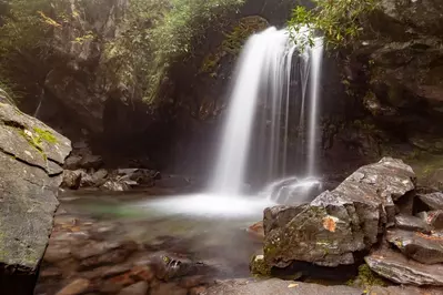 grotto falls is one of the top gatlinburg waterfalls
