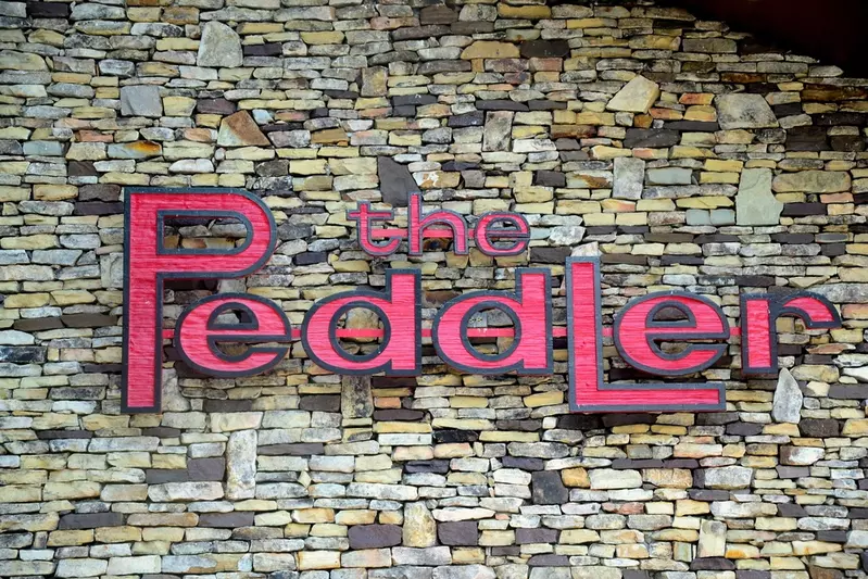 The Peddler Steakhouse sign
