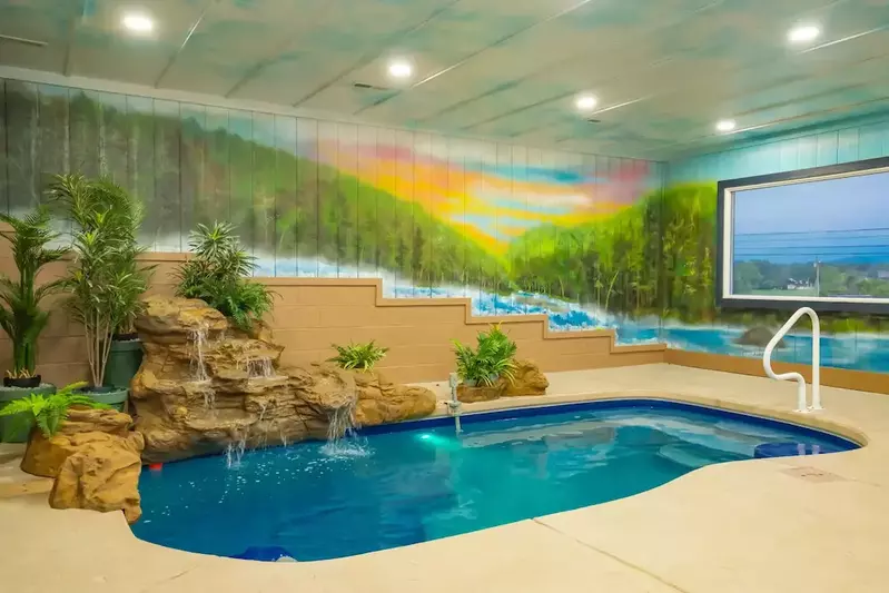 cabin in pigeon forge with indoor pool