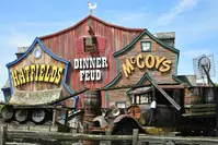 hatfield and mccoy is one of the top dinner shows for Christmas in Pigeon Forge